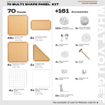BOOF Large  - Modular Cube Artist Table Setup Kit - Artistbooths
