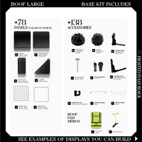 BOOF Large - Modular Cube Artist Table Setup