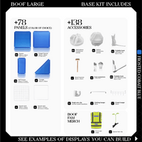 BOOF Large - Modular Cube Artist Table Setup