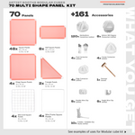 BOOF Large  - Modular Cube Artist Table Setup Kit - Artistbooths