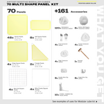 BOOF Large  - Modular Cube Artist Table Setup Kit - Artistbooths