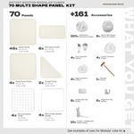 BOOF Large  - Modular Cube Artist Table Setup Kit - Artistbooths