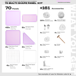 BOOF Large  - Modular Cube Artist Table Setup Kit - Artistbooths