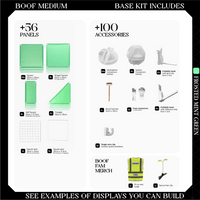 BOOF Medium - Modular Cube Artist Table Setup