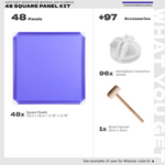 BOOF Medium - Modular Cube Artist Table Setup Kit - Artistbooths