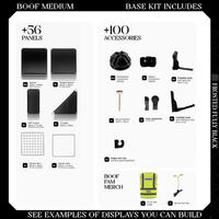BOOF Medium - Modular Cube Artist Table Setup