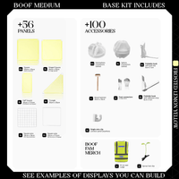 BOOF Medium - Modular Cube Artist Table Setup