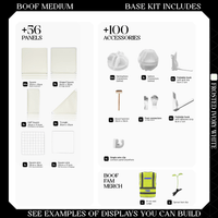 BOOF Medium - Modular Cube Artist Table Setup
