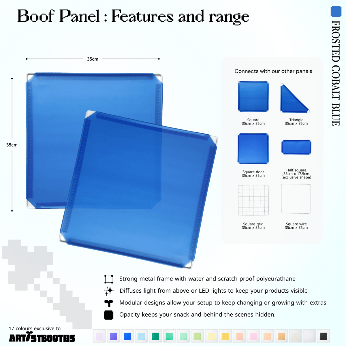 Modular Square Panel (35x35cm) - BOOF Bulk Pack - Artistbooths