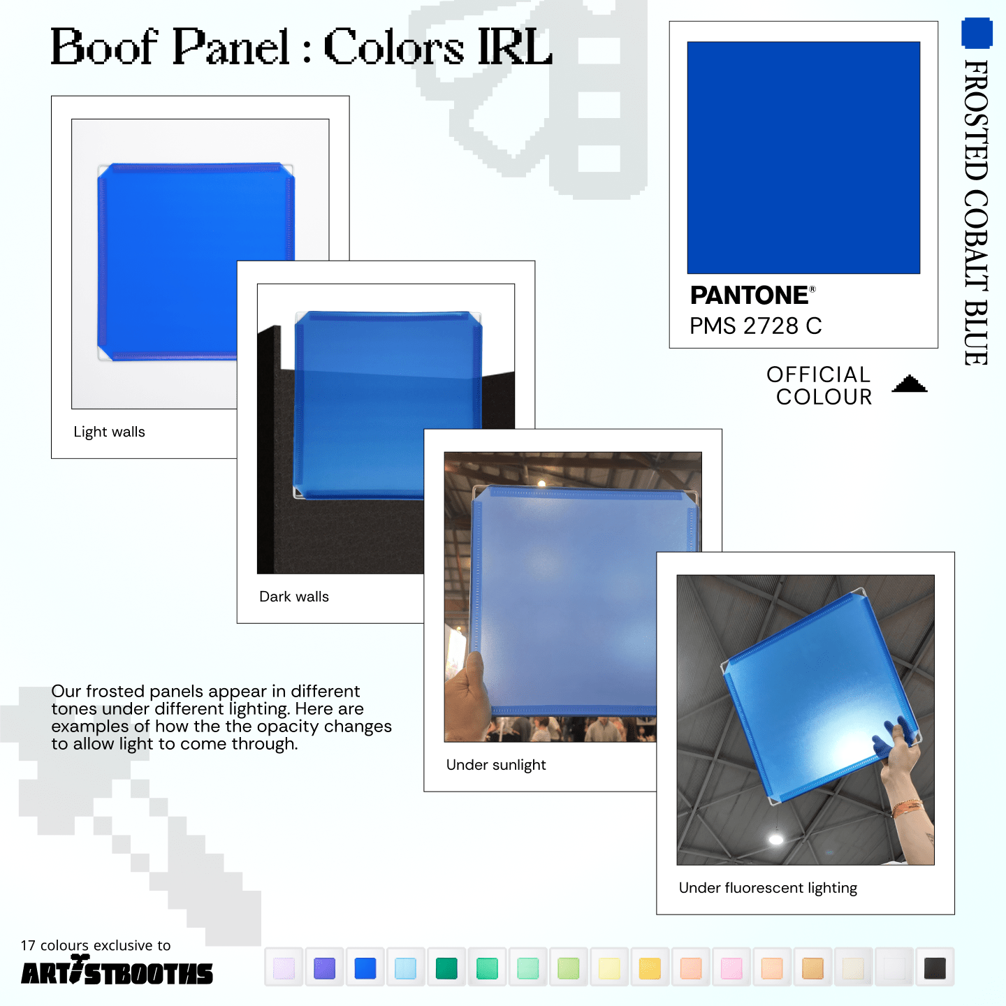 Modular Square Panel (35x35cm) - BOOF Bulk Pack - Artistbooths