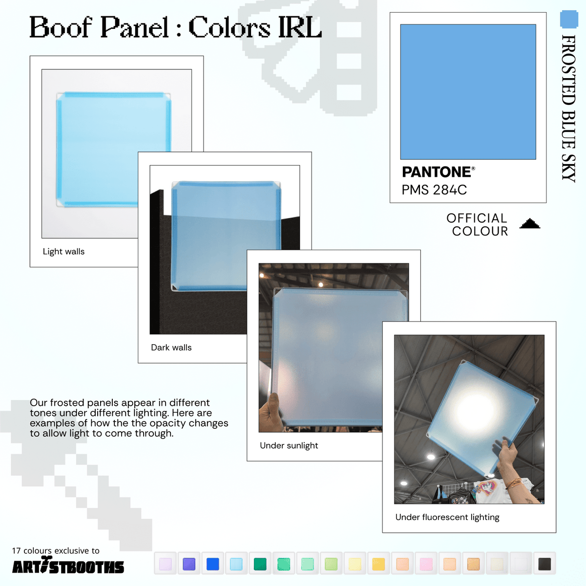 Modular Square Panel (35x35cm) - BOOF Bulk Pack - Artistbooths