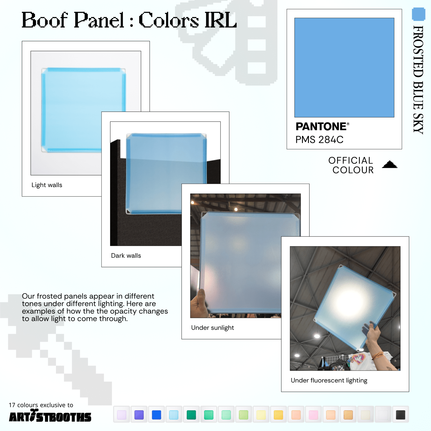 Modular Square Panel (35x35cm) - BOOF Bulk Pack - Artistbooths