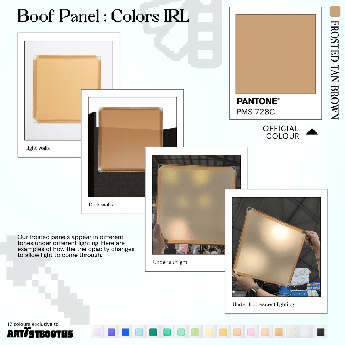 Modular Square Panel (35x35cm) - BOOF Bulk Pack - Artistbooths