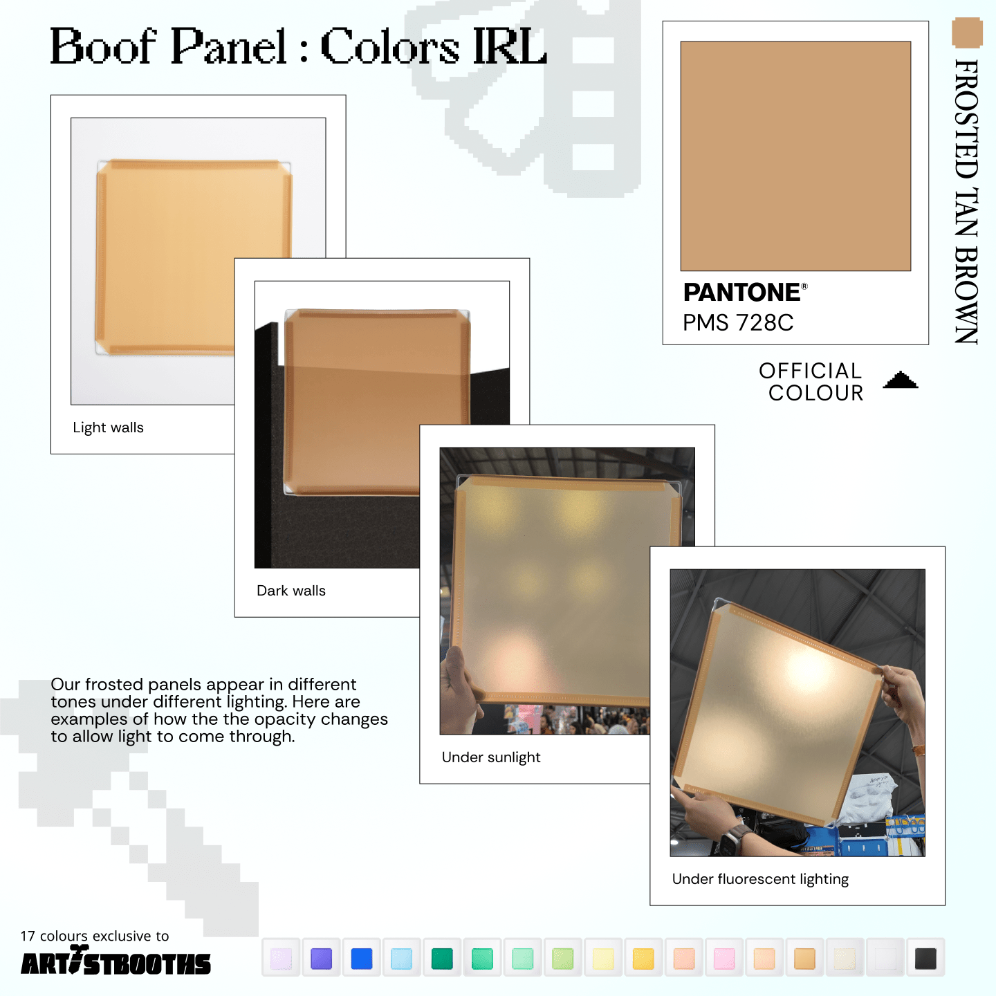 Modular Square Panel (35x35cm) - BOOF Bulk Pack - Artistbooths