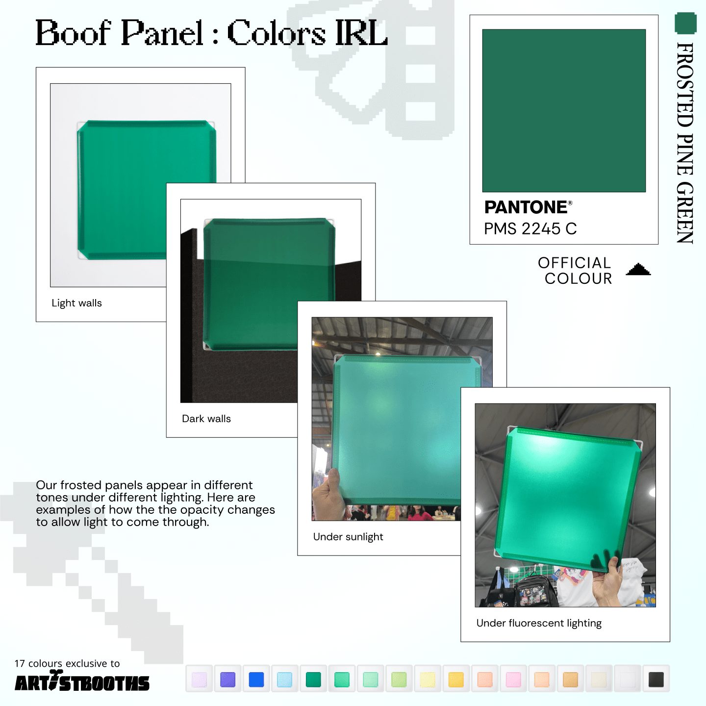 Modular Square Panel (35x35cm) - BOOF Bulk Pack - Artistbooths