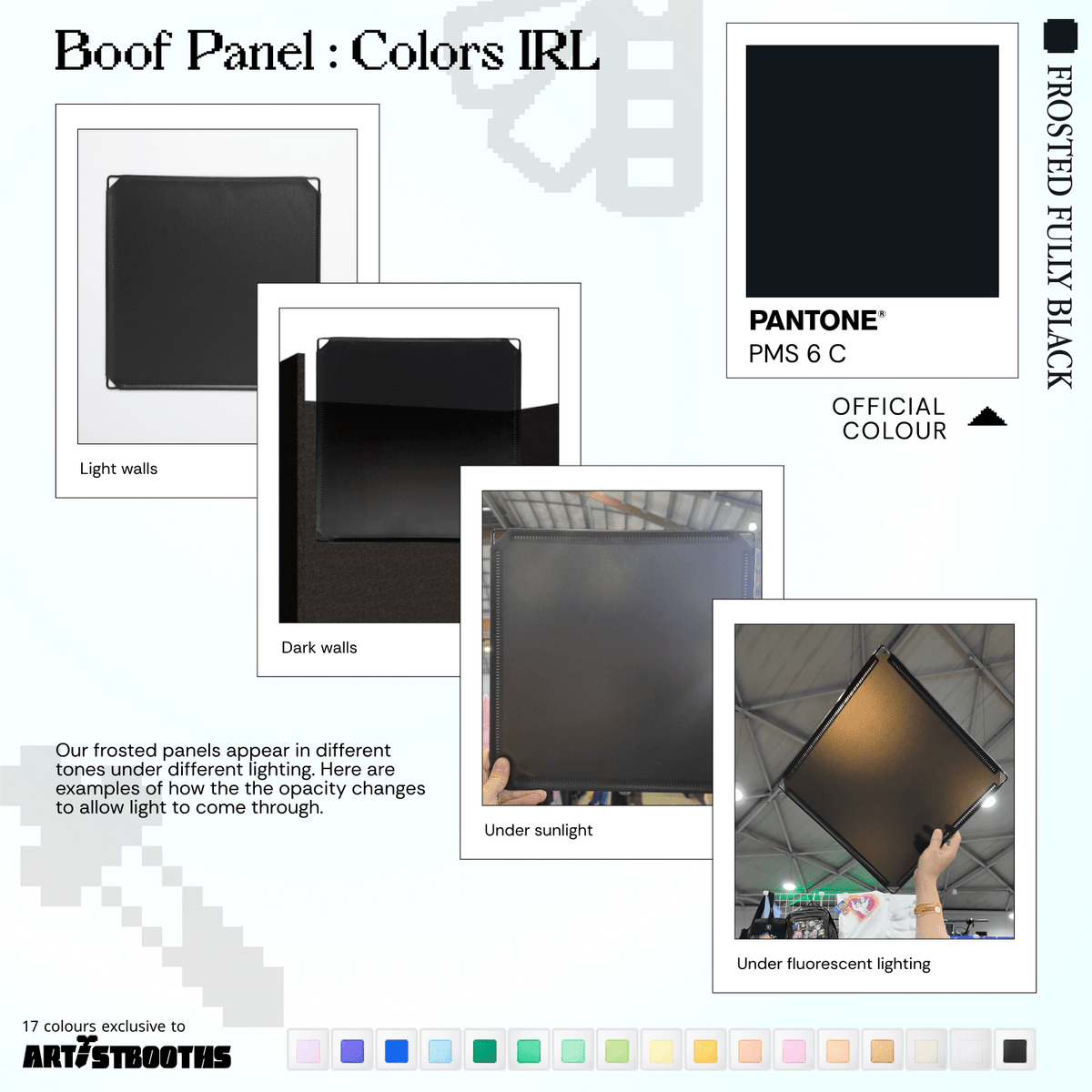 Modular Square Panel (35x35cm) - BOOF Bulk Pack - Artistbooths
