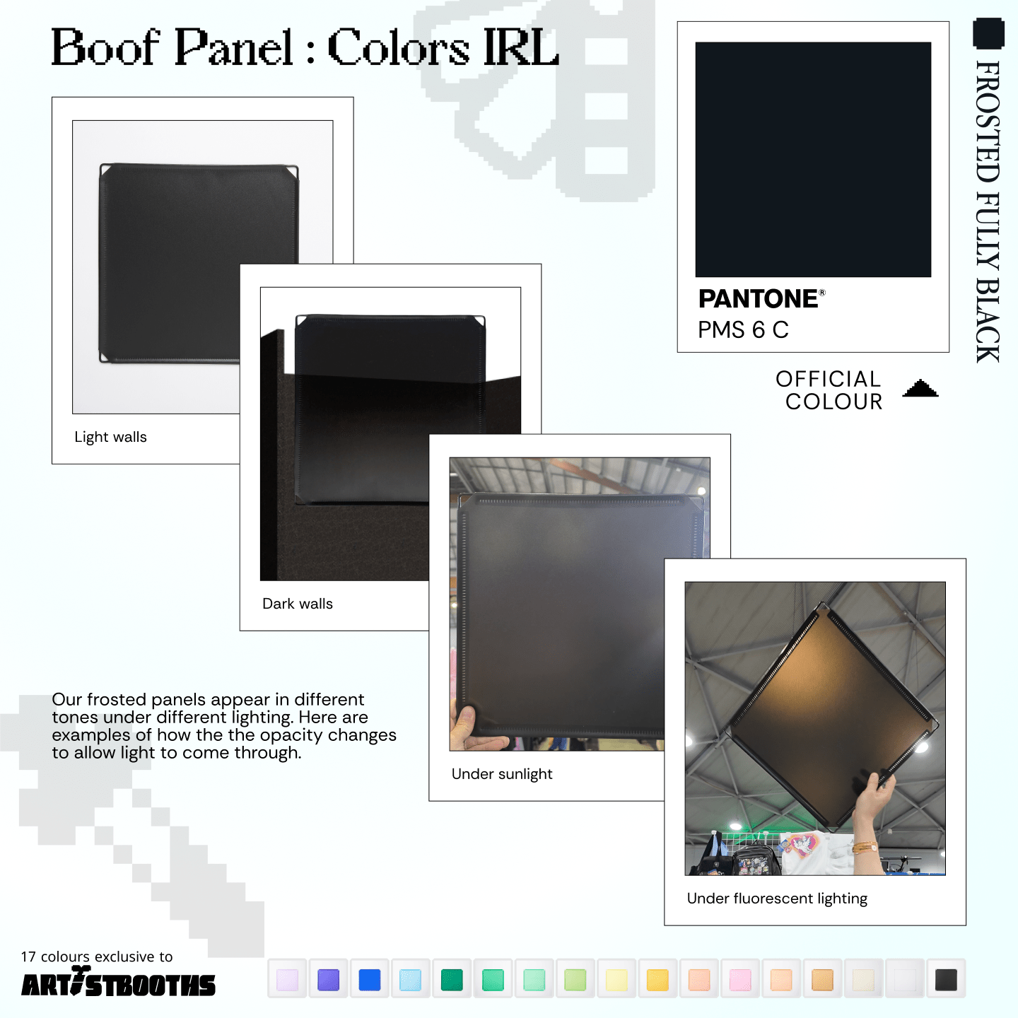 Modular Square Panel (35x35cm) - BOOF Bulk Pack - Artistbooths