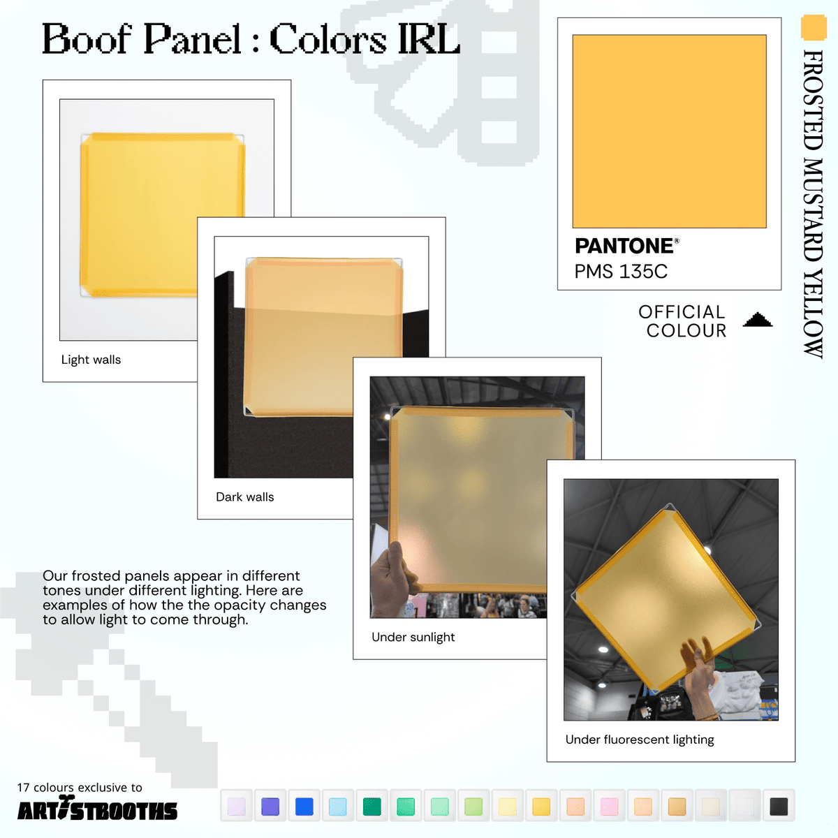 Modular Square Panel (35x35cm) - BOOF Bulk Pack - Artistbooths