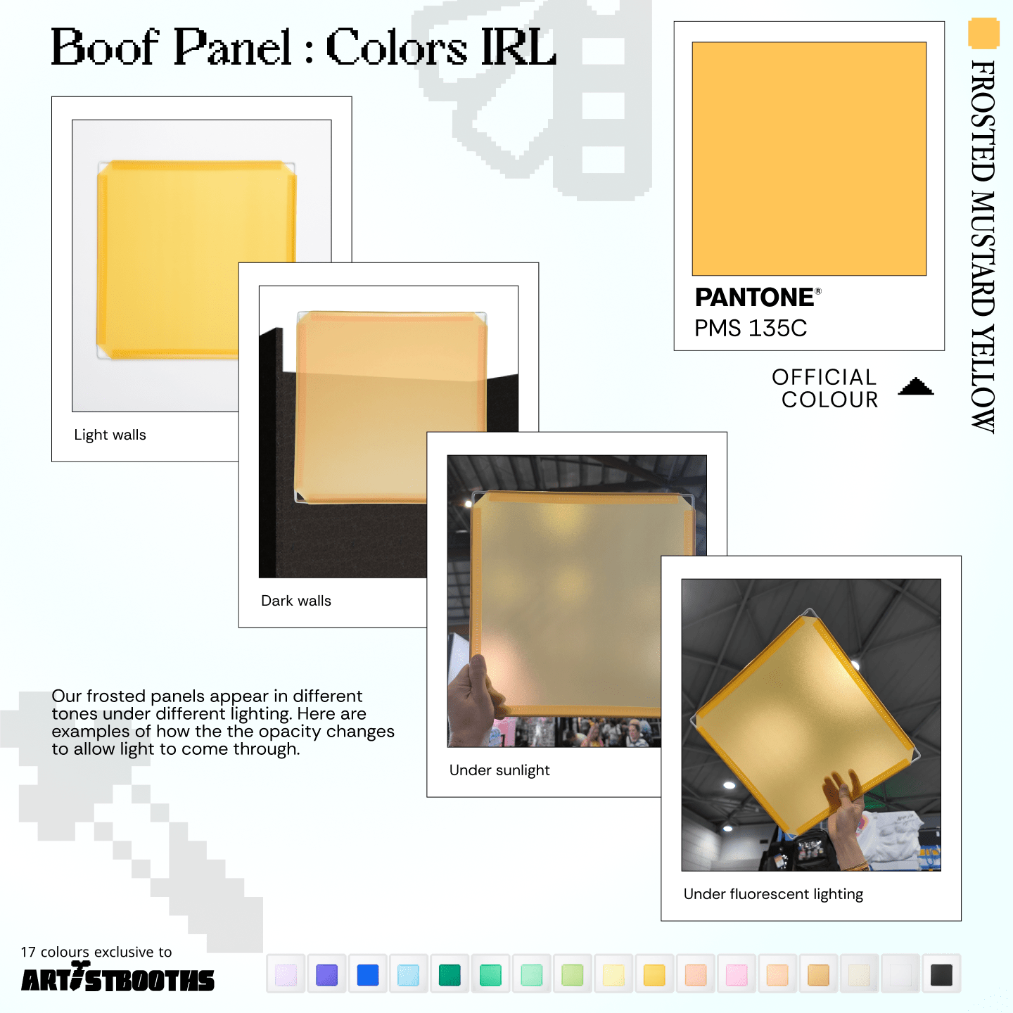 Modular Square Panel (35x35cm) - BOOF Bulk Pack - Artistbooths