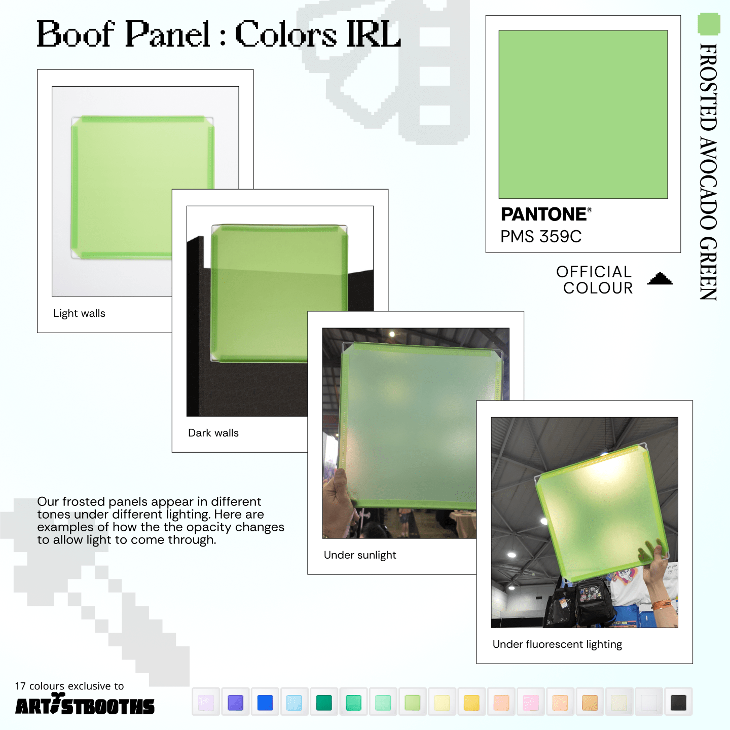 Modular Square Panel (35x35cm) - BOOF Bulk Pack - Artistbooths