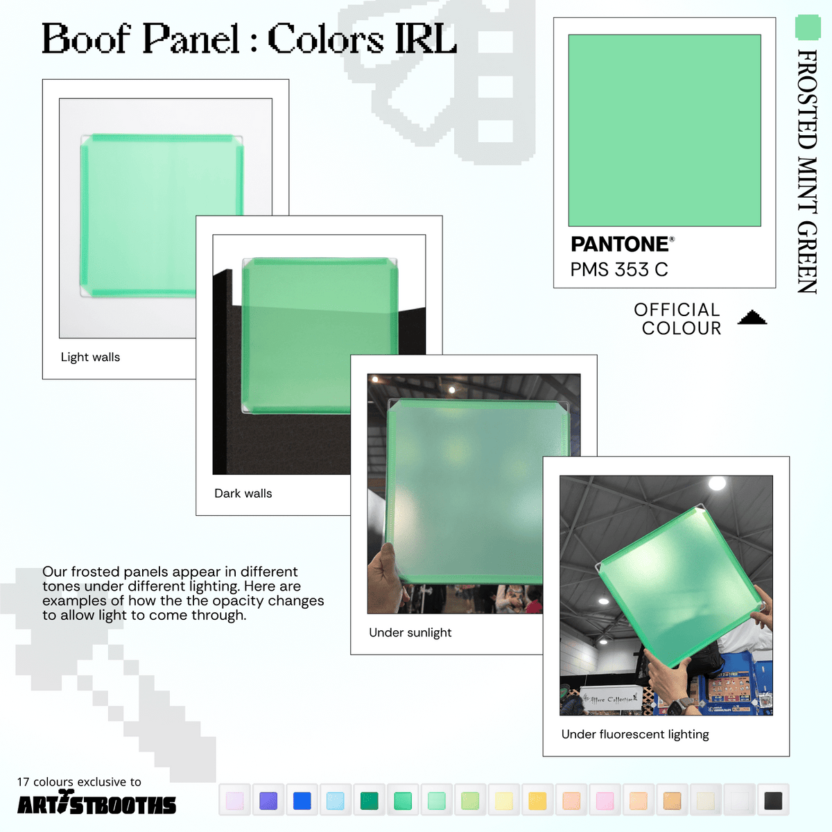 Modular Square Panel (35x35cm) - BOOF Bulk Pack - Artistbooths