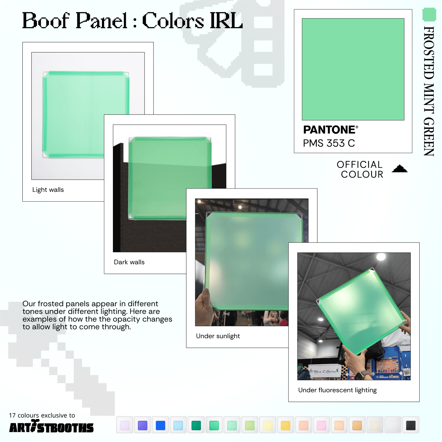 Modular Square Panel (35x35cm) - BOOF Bulk Pack - Artistbooths