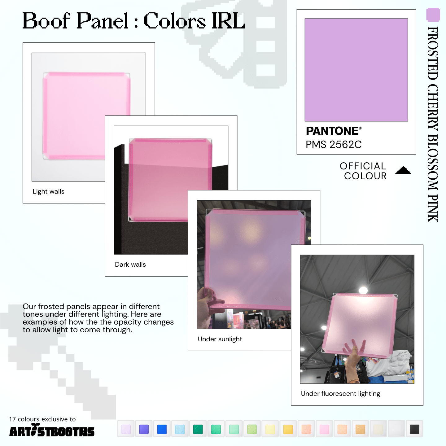 Modular Square Panel (35x35cm) - BOOF Bulk Pack - Artistbooths