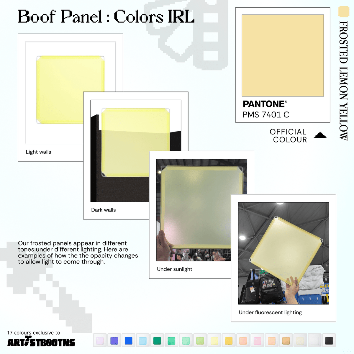 Modular Square Panel (35x35cm) - BOOF Bulk Pack - Artistbooths