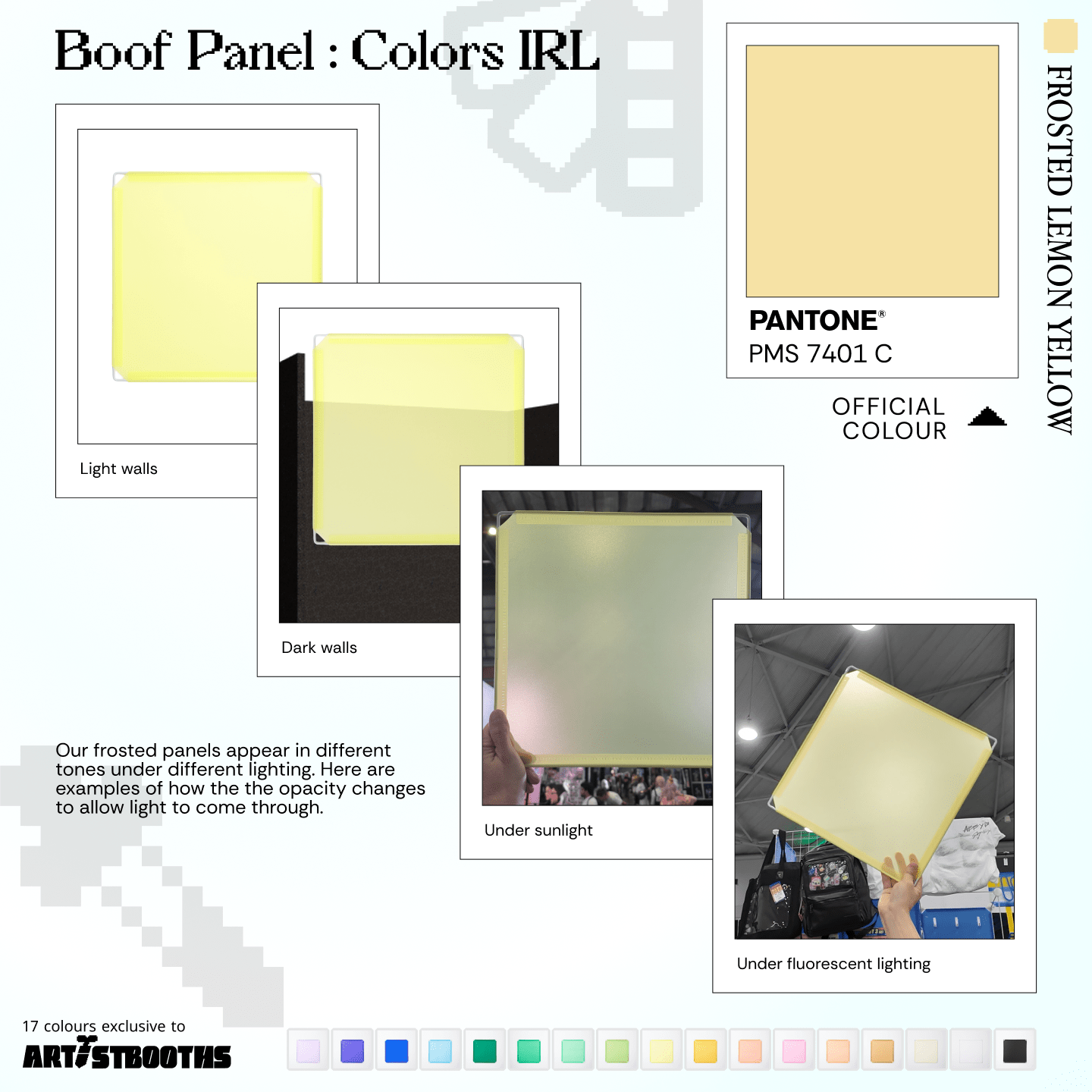 Modular Square Panel (35x35cm) - BOOF Bulk Pack - Artistbooths