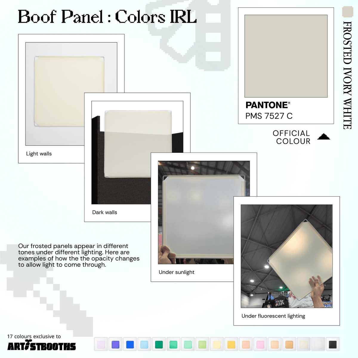 Modular Square Panel (35x35cm) - BOOF Bulk Pack - Artistbooths