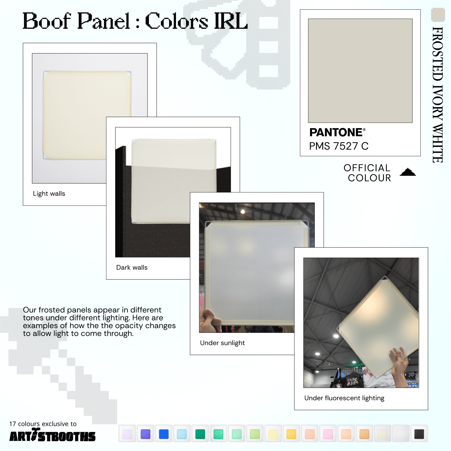 Modular Square Panel (35x35cm) - BOOF Bulk Pack - Artistbooths