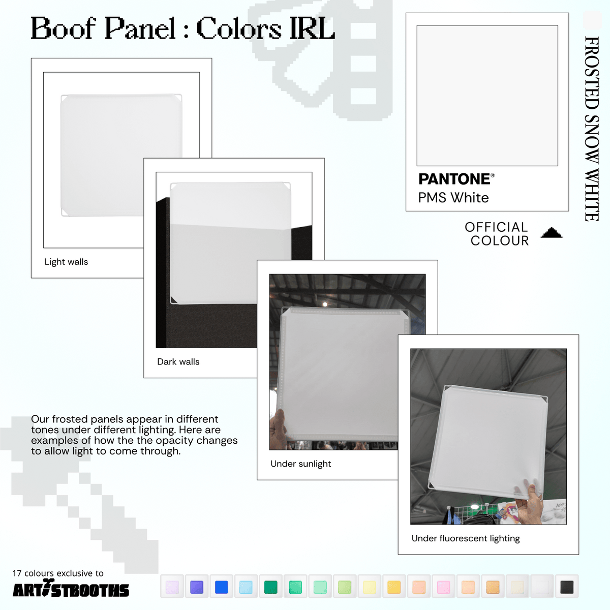 Modular Square Panel (35x35cm) - BOOF Bulk Pack - Artistbooths