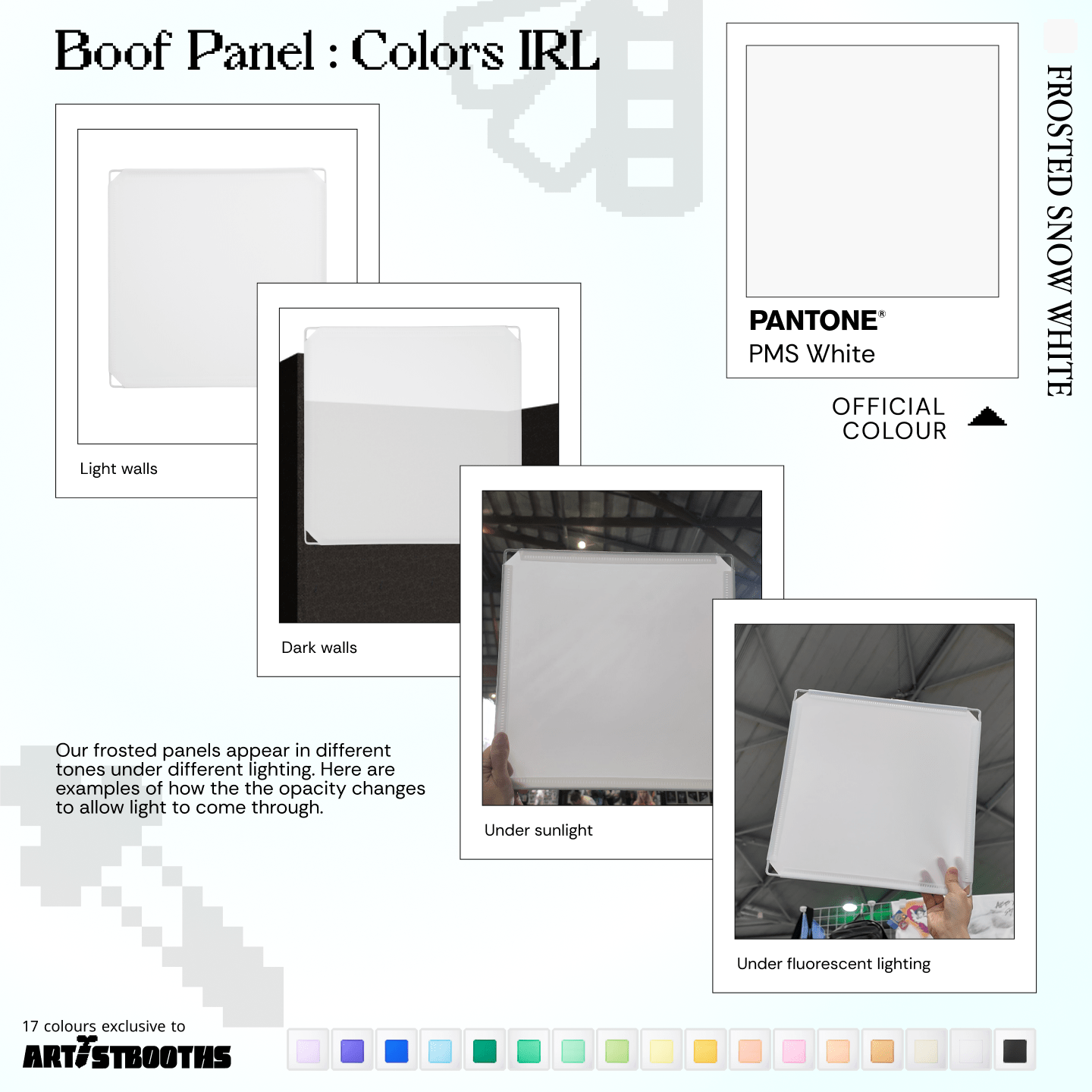 Modular Square Panel (35x35cm) - BOOF Bulk Pack - Artistbooths