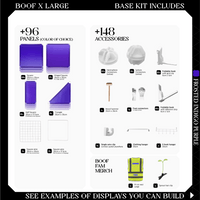 BOOF Extra Large - Modular Cube Artist Table Setup