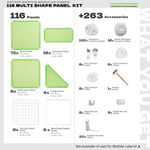 BOOF Extra Large - Modular Cube Artist Table Setup - Artistbooths