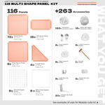 BOOF Extra Large - Modular Cube Artist Table Setup - Artistbooths