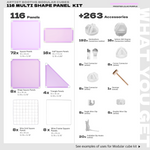 BOOF Extra Large - Modular Cube Artist Table Setup - Artistbooths