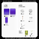 BOOF Small  - Modular Cube Artist Table Setup