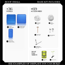 BOOF Small  - Modular Cube Artist Table Setup