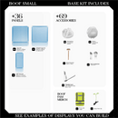 BOOF Small  - Modular Cube Artist Table Setup