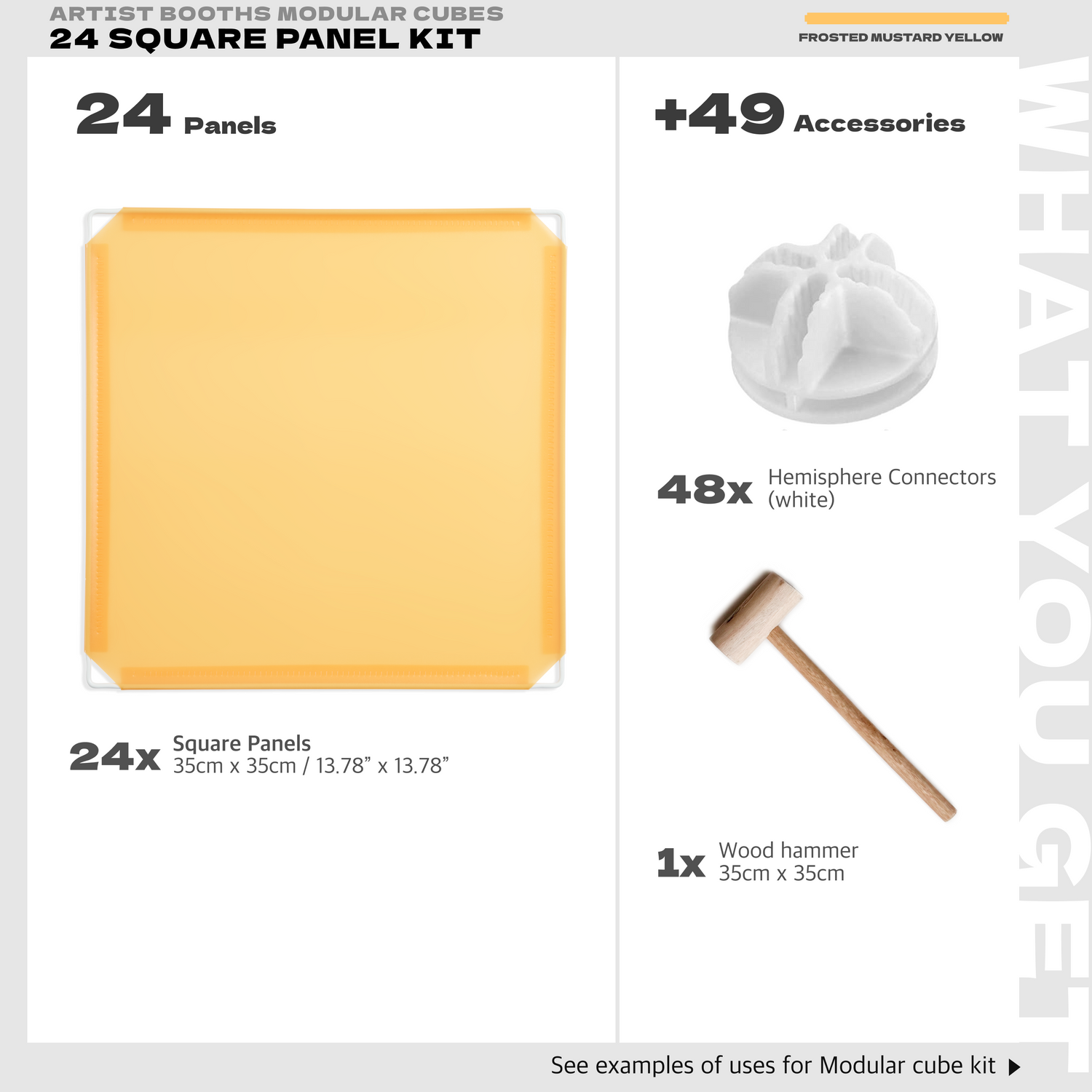 BOOF Small  - Modular Cube Artist Table Setup Kit - Artistbooths