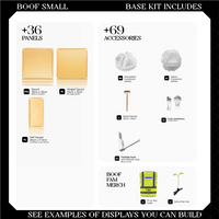 BOOF Small  - Modular Cube Artist Table Setup