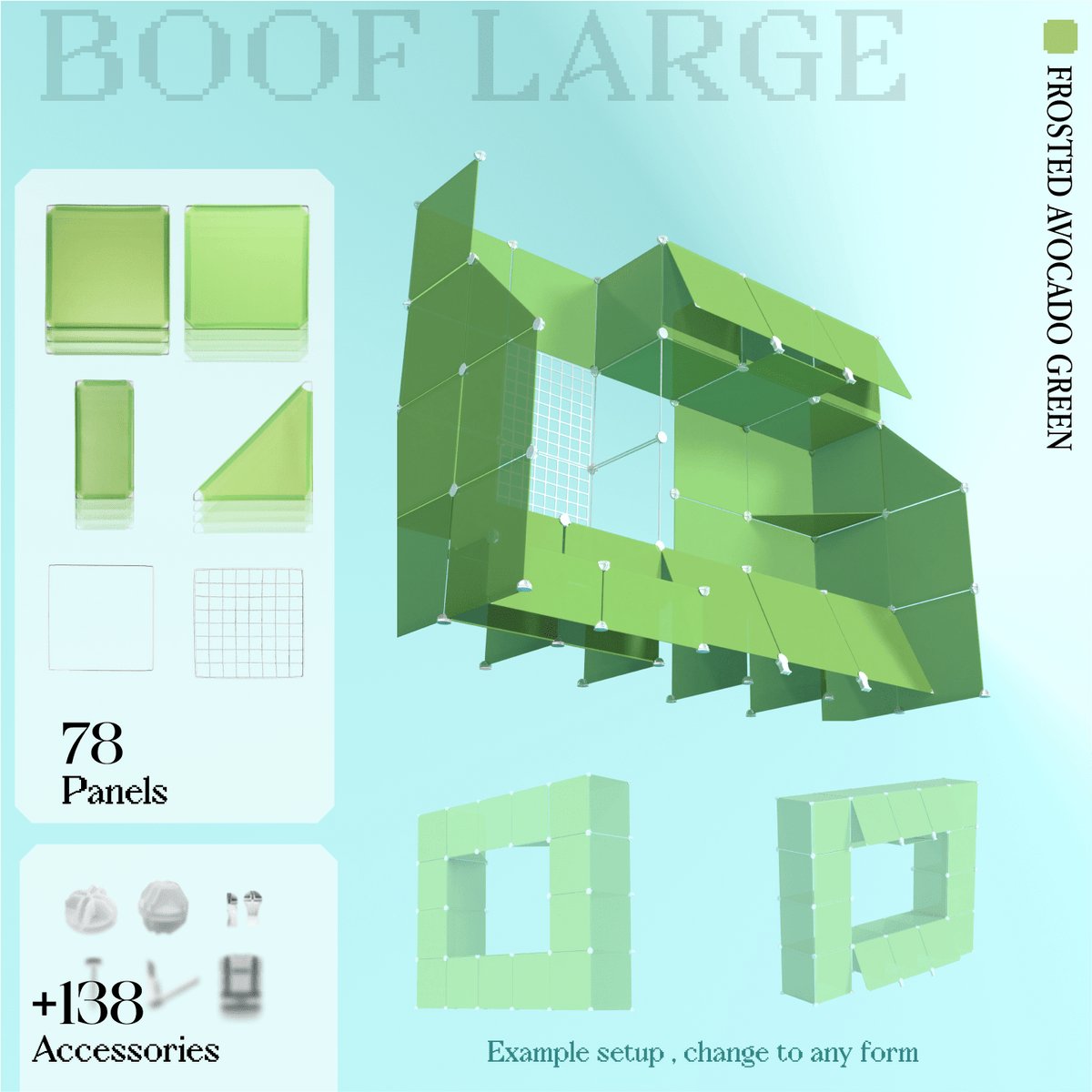 Frosted Avocado Green (PMS 359C)