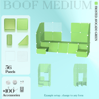 BOOF Medium - Modular Cube Artist Table Setup