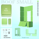 BOOF Small  - Modular Cube Artist Table Setup