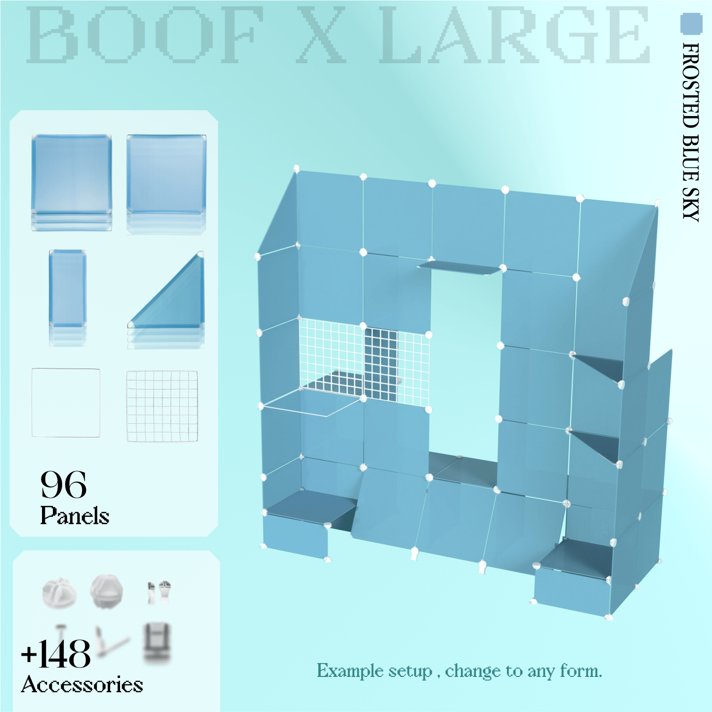 BOOF Extra Large - Modular Cube Artist Table Setup