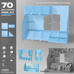 BOOF Large  - Modular Cube Artist Table Setup Kit - Artistbooths