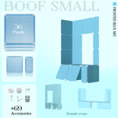 BOOF Small  - Modular Cube Artist Table Setup