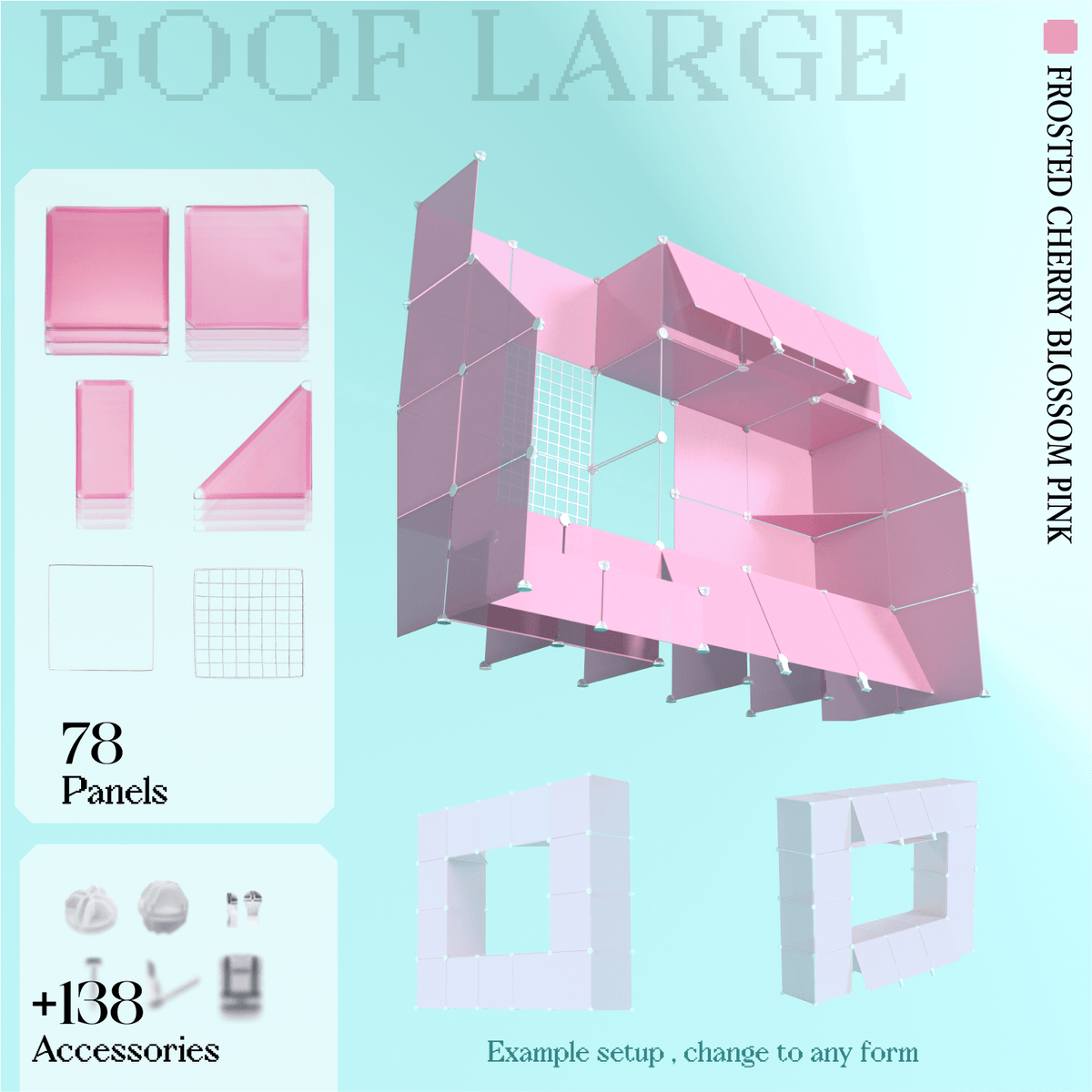Frosted Cherry Blossom Pink (PMS 2562C)