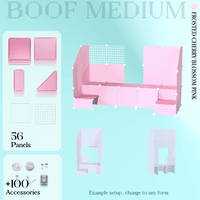 BOOF Medium - Modular Cube Artist Table Setup